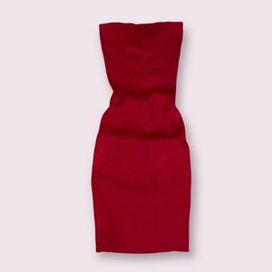 Red lace up dress ❤️